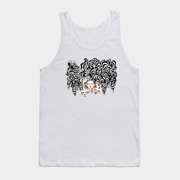 Hands & Hair Tank Top by nykiway